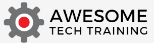 Awesome tech training logo