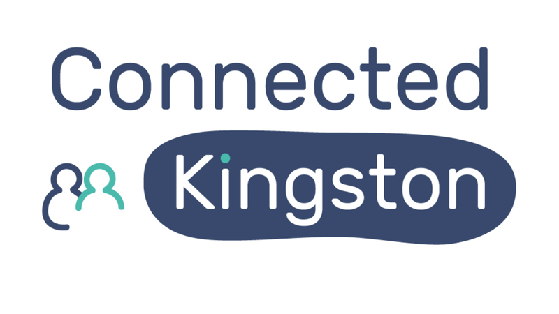 Connected Kingston logo stacked